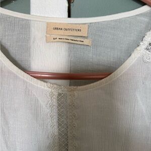 Urban Outfitters white Lace Blouse